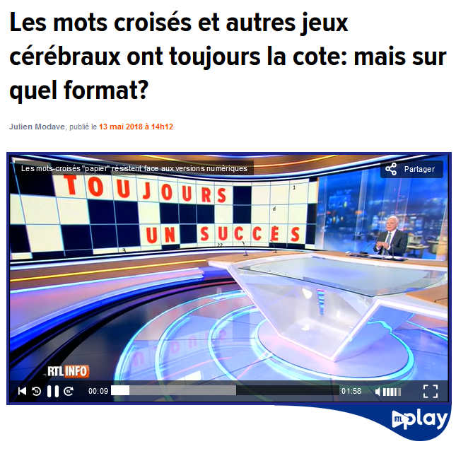 Les mots croisés et autres jeux cérébraux ont toujours la cote: mais sur quel format?